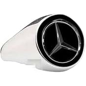 Premium Mercedes-Benz Logo Silver Signet Ring