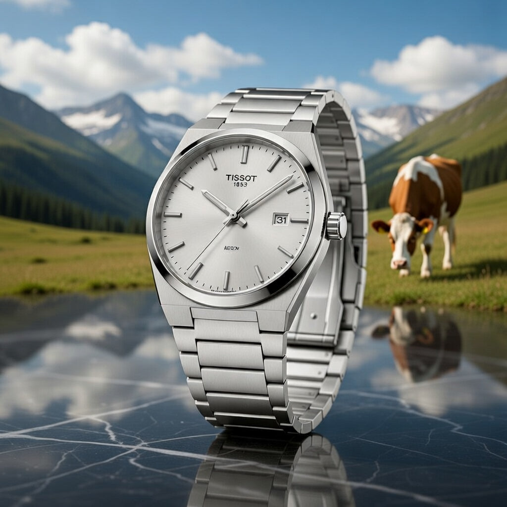 Minimalist Silver Dial Stainless Steel Watch – Classic Everyday Elegance