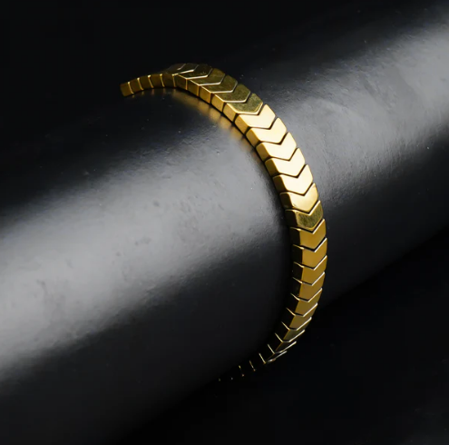 Two-Tone Jubilee Link Bracelet – Rolex-Inspired Gold & Silver Men’s Chain