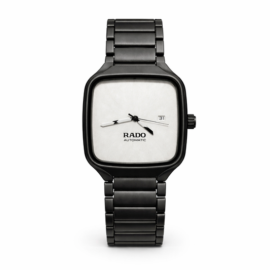 Rado Automatic Black Square Dial Luxury Watch for Men