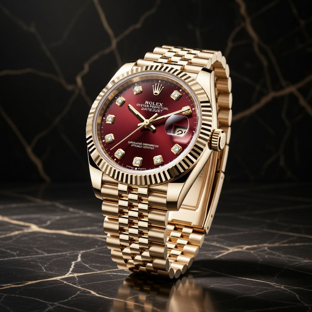 Premium Gold Bracelet Watch with Date Display